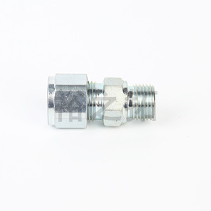 Stainless Steel <b>Quick</b> <b>Connector</b> External Thread Straight Type For Air Pu Nylon Hose - Product Image 1