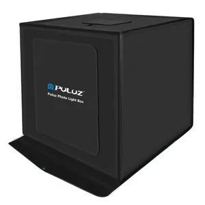 Лучшие продажи PULUZ Фото Студия Light Box Портативный 60x60x60 см панель светло-серого цвета; Для фотосессий; Складная для съемок в фотостудии