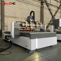 Routeur CNC multi-broches haute précision 4, 6, 8 axes 1325 pour la production de meubles en bois