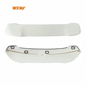 TDCMY Highly compatible pearl white abs pp spoiler car tail wing For Toyota Land Cruiser LC200 2016-2020