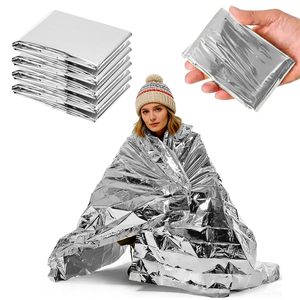 <span class=keywords><strong>Manta</strong></span> de Supervivencia de Emergencia Térmica Isotérmica de Aluminio Reflectante del Calor, Compacta, Plateada - Product Image 1