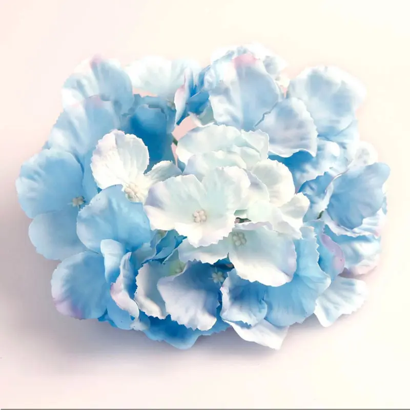 Wholesale Blue series artificial flower for wedding decoration blue silk flower