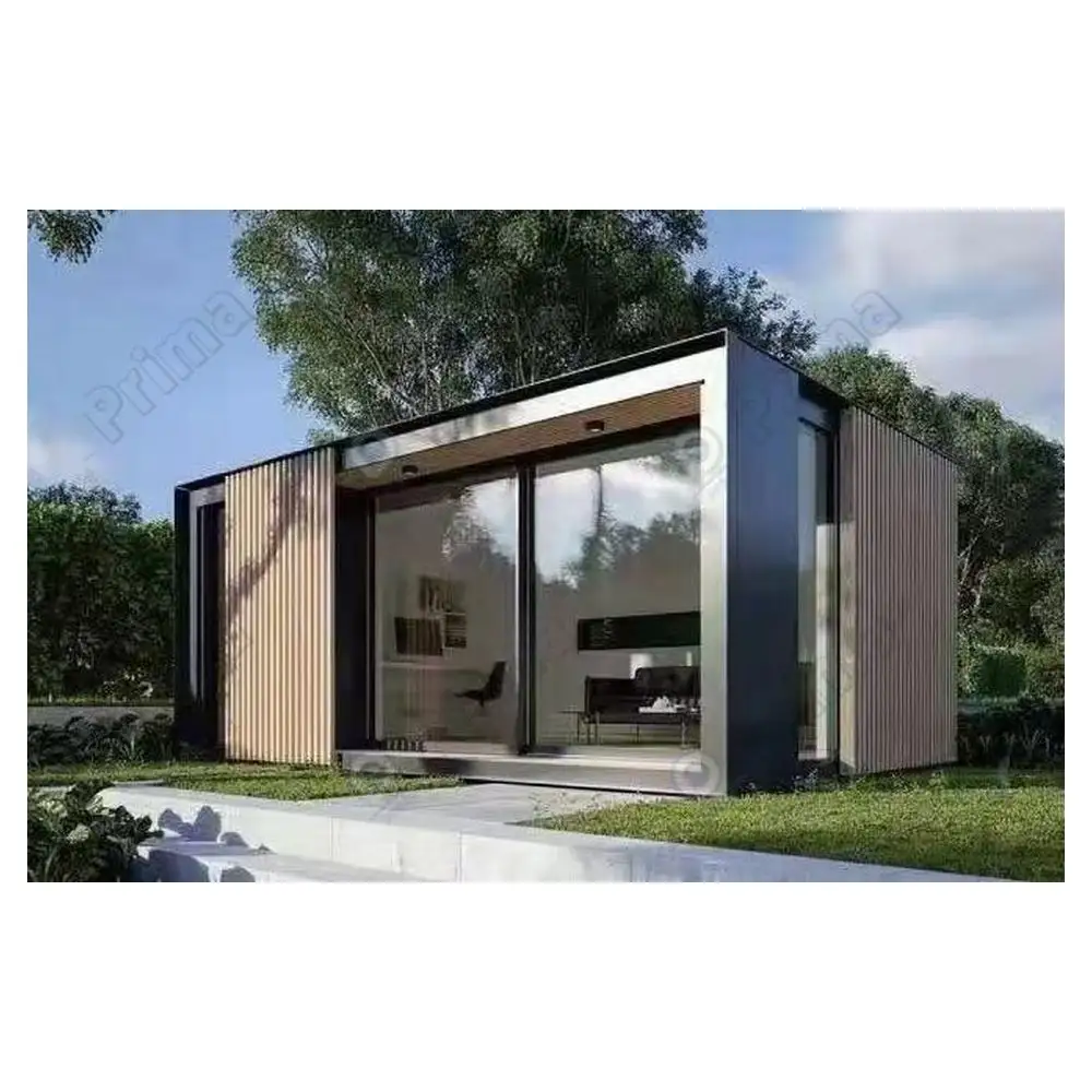 Contenedor de diseño moderno para casa, contenedor prefabricado de dos habitaciones, venta directa de fábrica