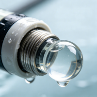 Électrode pH industrielle en ligne NUO VISTA, sonde de capteur de pH universelle pour eaux usées et eau pure, compatible avec transmetteur de pH