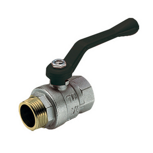 วาล์วบอลแบบเต็มท่อ Mf Scirocco ขนาด 3/8 นิ้ว Dn 10 Pn 50 พร้อมคันโยกสำหรับระบบ Hvac - Product Image 1