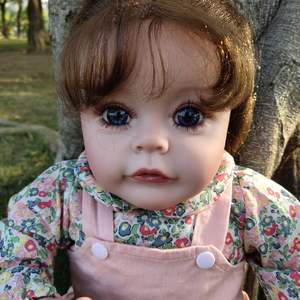 Muñeca Bebé Realista de Silicona R&B, Conjunto Infantil, Bebé Original <span class=keywords><strong>Reborn</strong></span>, Muñeca Americana, Bebé Real - Product Image 6