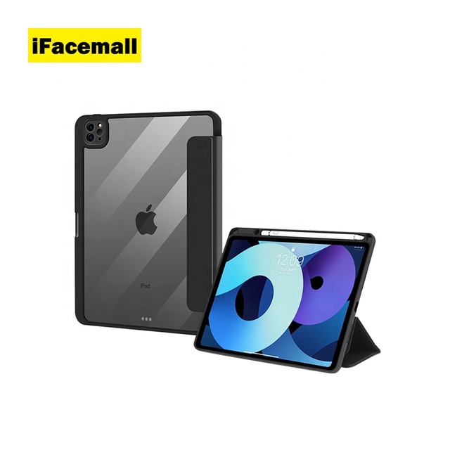 IFacemall Leather Rugged Tablet Cover Case for iPad Pro 11 Inch 2nd/3rd Gen iPad Air 4/5/6 10.9 Inch
