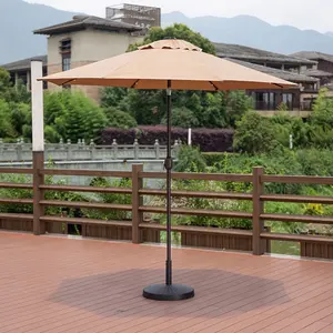 Échantillon disponible parasol suspendu au marché parasol bali avec lumières solaires led