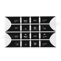 Autocollants de réparation pour boutons de volant, climatisation et verrouillage de porte de voiture pour Mercedes-Benz GLK350, Classe C, CLS, C218, W172, W204, W212, W218, W207