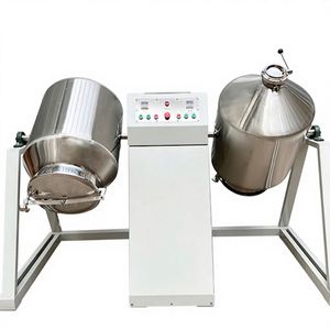 Industrial Stainless Steel Double Cone Mixer with Automatic Gear Motor for Dry Powder and Granules Variable <b>Speed</b> - Product Image 1