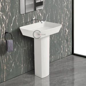 Lavabo de Pie Ecológico de Forma Cuadrada, Lavabo Personalizado para Baños Interiores de Hoteles - Product Image 5