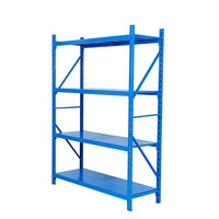 Étagères en acier laminé à froid, résistantes à la rouille, assemblage rapide, grande portée, rayonnage à 5 niveaux pour centre logistique et entrepôt