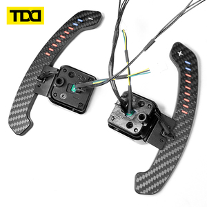 Palancas de Cambio LED Magnéticas de Fibra de Carbono 100% Real para A6 A7 S6 S7 RS6 RS7 C8 - Product Image 2