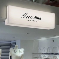 Boîte à lumière décorative en acrylique ultra-mince rectangulaire avec cadre en aluminium, étanche pour extérieur, idéale pour enseigne de magasin ou devanture de commerce – Vente directe usine