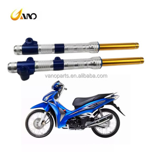 ระบบกันสะเทือน WANOU WAVE <span class=keywords><strong>125</strong></span> โช้คอัพเหล็ก ชุดประกอบโช้คหน้ามอเตอร์ไซค์ - Product Image 1