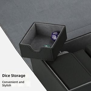 Caja de Almacenamiento de Cartas de Gran Capacidad, Magnética, Personalizable, de Cuero PU, con Ventana Abierta, para Más de 600 Cartas, Tapete de Juego, Porta Tarjetas Rígido - Product Image 2
