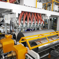 2200/3500 mm CPP meerlaags co-extrusie gietfolie extrusiemachine productielijn volautomatisch