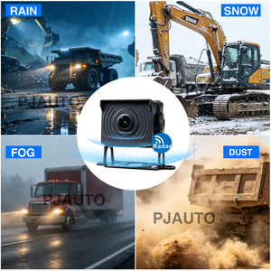 Caméra AHD intégrée avec <span class=keywords><strong>radar</strong></span> micro-ondes 11 GHz étanche, anti-collision et grand angle pour Reach Stacker portuaire et camion benne minier - Product Image 6