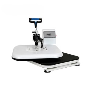 Factory Direct 38*38cm Flat Manual High Sublimation Heat Press Machine for T-Shirt Printing CH2418 Large Heating Platen 38*38cm - Product Image 6