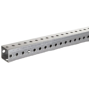 أعمدة لافتات من الأنابيب الفولاذية المثقبة المجلفنة - Product Image 1