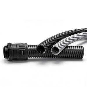 Gaine électrique en PVC de haute qualité, tube flexible fendu, gaine de câbles, tube corrugué non métallique, tube corrugué en plastique - Product Image 1