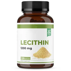 Private Label OEM Sojabohnen-Lecithin-Kapsel Vitamin E Soja-Lecithin-Kapseln