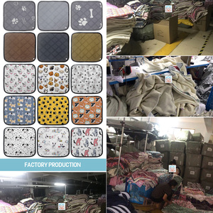 COLLABOR estampado polar perro y cachorro a prueba de fugas 6 capas almohadillas para orinar lavables Xl almohadillas para orinar para perros reutilizable japonés almohadilla para orinar para perros - Product Image 4