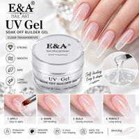 Vernis à ongles en gel UV acrylique 30g, formule longue durée à retirer par trempage, avec lampe LED, NON TOXIQUE, logo personnalisé pour usage domestique
