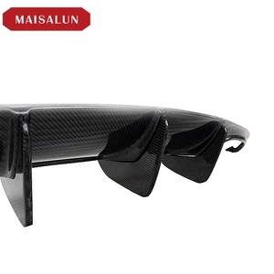 AMGสไตล์คาร์บอนไฟเบอร์ด้านหลังกันชนDiffuser LipสําหรับMercedes Benz <span class=keywords><strong>C</strong></span> <span class=keywords><strong>Class</strong></span> W204 2013-2014 - Product Image 5