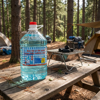 Deyanhaohuo Huile minérale écologique pour le camping en plein air et l'utilisation dans les restaurants, faible odeur, bouteille de 500g, bleue