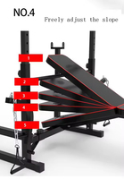 Rak Barbel Multifungsi untuk Fitness, Alat Angkat Beban, Bench Adjustable, Bench Dumbbell untuk Latihan Kekuatan