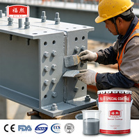 Peinture de construction époxy riche en zinc résistante à l'eau de mer, excellente adhérence pour la prévention de la rouille des murs intérieurs
