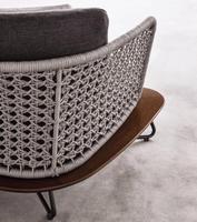 Canapé d'extérieur chaise de jardin en rotin table basse imperméable protection solaire rotin combinaison de meubles de loisirs
