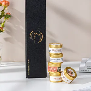 China Supplier Sales custistmiz book constellations secret heavy geometric massage mini scented candles