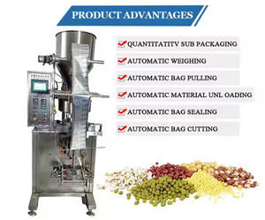 Máquina de llenado automática multifuncional para envolver alimentos, proteína de suero, cacao, Matcha, polvo, bolsas de papel encapsuladas, etiquetado de Motor central - Product Image 2