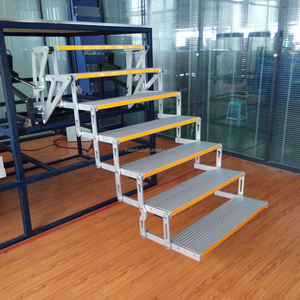 6 escalones, 1350mm de altura del suelo, 12V/24V CC, columpio eléctrico, <span class=keywords><strong>escaleras</strong></span> de <span class=keywords><strong>autocaravana</strong></span> para camión de expedición, caravana y remolques de Caravana - Product Image 5