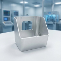 Boîtier d'équipement en aluminium usiné CNC OEM, coque d'instrument personnalisée pour pièces d'assemblage électronique médical et de laboratoire