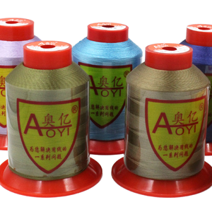 Filamento de poliéster de alta dureza 210D2, hilo de máquina de coser T45 de cuero <span class=keywords><strong>Ray</strong></span> de seda teñida de 0,25mm para fábrica de cuero de zapatos - Product Image 6