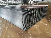Tôle d'acier ondulée galvanisée pour toiture à bas prix tôle de toiture enduite de zinc