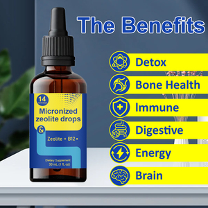 Vente en gros OEM Gouttes liquides de zéolite avec vitamines C et <span class=keywords><strong>B12</strong></span> pour le bien-être et la vitalité quotidienne 30ml - Product Image 4