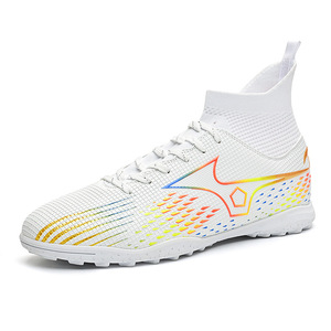 Nuevas zapatillas de fútbol transfronterizas, de caña alta para hombre y mujer, para estudiantes adultos, competición universitaria, con tacos, para entrenamiento. - Product Image 2