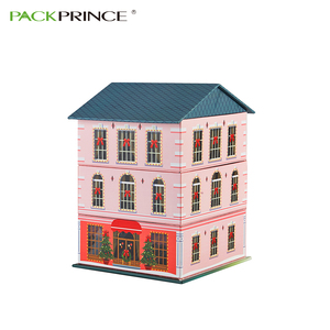 Embalaje de papel de tipo de contenedor casa diseños Casa de cartón en forma de caja de almacenamiento de caja de regalo - Product Image 2