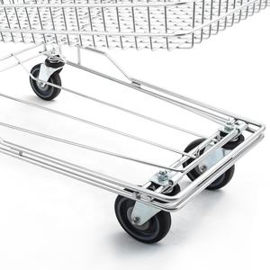 Chariot de supermarché en plastique, pour les courses, certifié ISO, 80L - Product Image 5