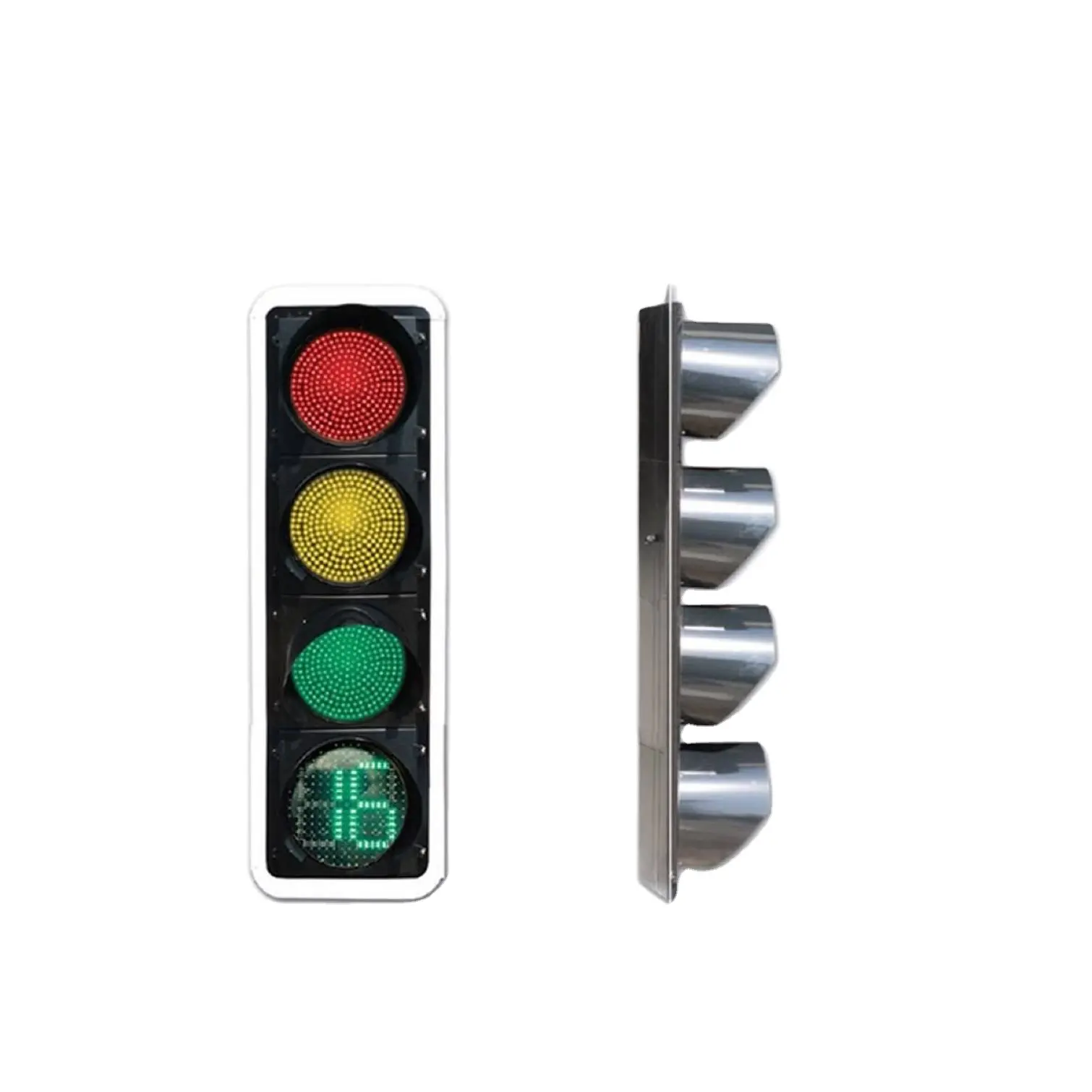 Intelligent LED Traffic Signal Light with Countdown Timer Module