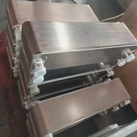 Échangeur de chaleur à plaques en acier inoxydable brasé, haute température, haute pression, refroidisseur d'huile froide, refroidisseur d'eau, vapeur pressurisée, 5 ans