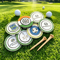 Servicio de Diseño Gratuito, Fichas de Póker de Golf Personalizadas, Diseño de Plantilla Personalizada, Fichas de Póker de Golf para Entretenimiento