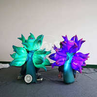 Décoration gonflable personnalisée en forme de fleur de corail LED pour la décoration des centres commerciaux |   Fabricant professionnel d'articles gonflables
