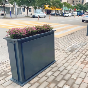 Las cajas de macetas de acero inoxidable anticorrosión personalizables son adecuadas para balcones Gazebos Patios y áreas de hoteles - Product Image 2