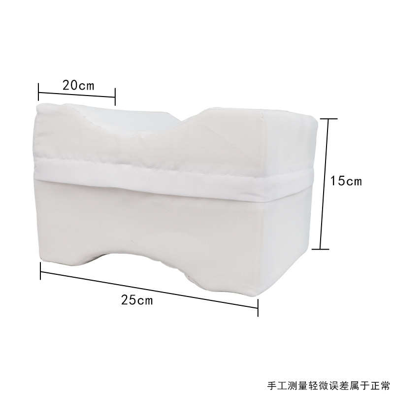 Grand coussinet de jambe blanc