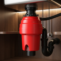 Motor DC Bersertifikat 550W 0.75Hp Dua Tahap Penggiling Makanan Dapur Teknologi Peredam Suara Bahan Stainless Steel Peralatan Rumah Tangga
